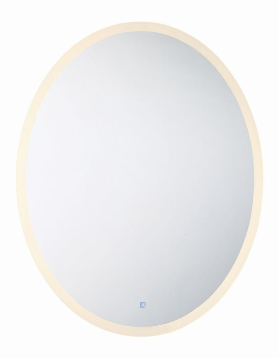 P6108B- LED Mirror in White by George Kovacs