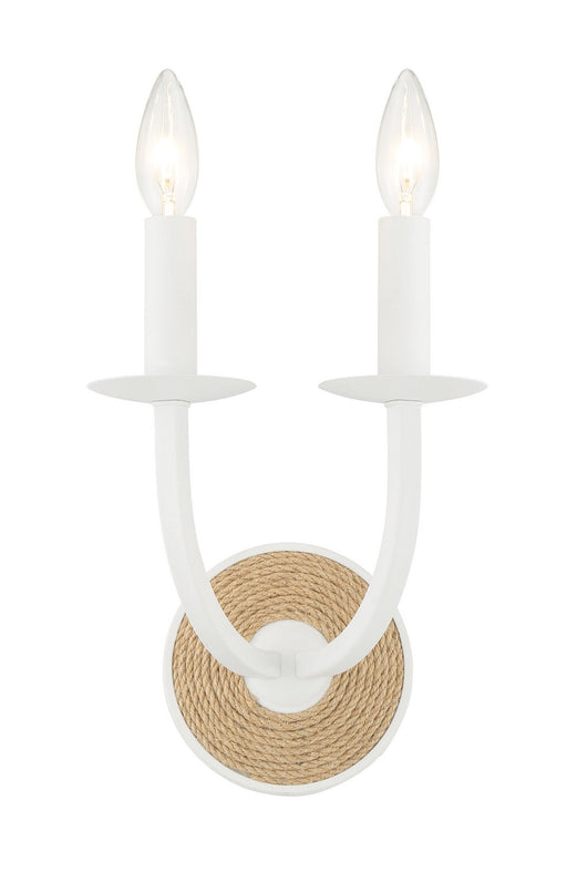 2122-655 - Lanton 2-Light Wall Sconce in Sand White by Minka Lavery