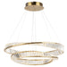 Stella LED Chandelier in Brushed Brass