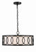 287-MK- Graham 6-Light Chandelier in Matte Black by Crystorama