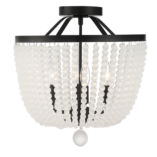 604-MK-FR_CEILING- Rylee 4-Light Ceiling Mount in Matte Black by Crystorama