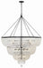 618-MK- Rylee 32 Light Chandelier in Matte Black by Crystorama