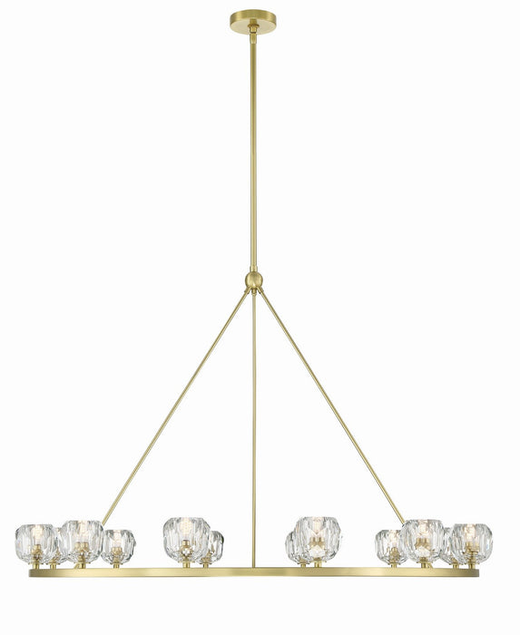 ARA-10266-SB- Aragon LED Chandelier in Soft Brass by Crystorama