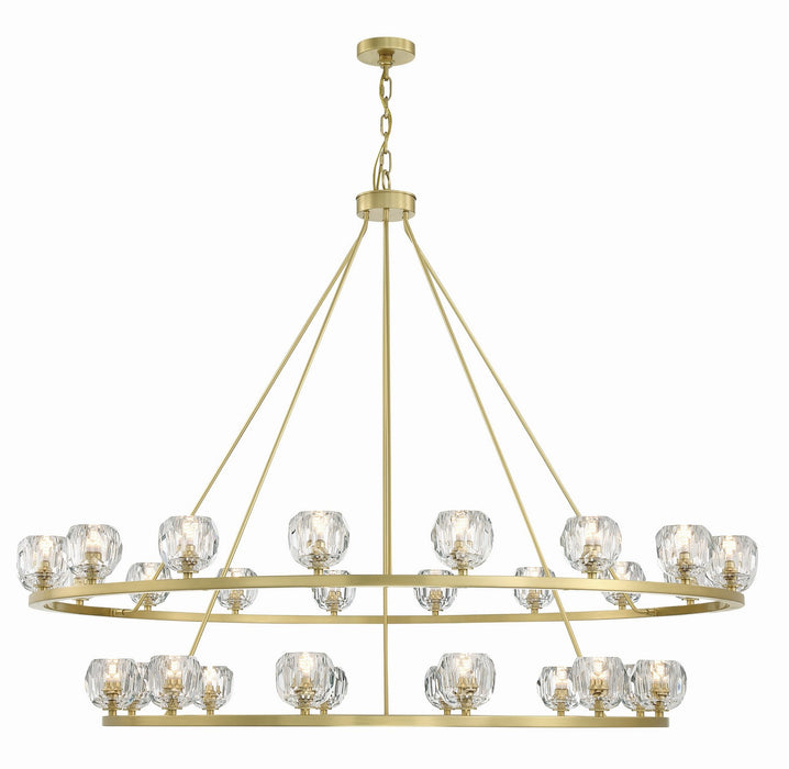 ARA-10269-SB- Aragon LED Chandelier in Soft Brass by Crystorama