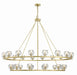 ARA-10269-SB- Aragon LED Chandelier in Soft Brass by Crystorama