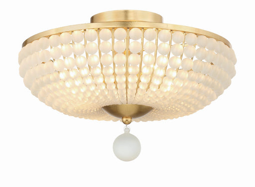 BLA-10665-GA- Bella 4-Light Ceiling Mount in Antique Gold by Crystorama