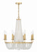 BLA-10668-GA- Bella 8-Light Chandelier in Antique Gold by Crystorama