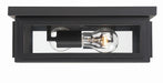 BYR-80100-MK- Byron 2-Light Outdoor Ceiling Mount in Matte Black by Crystorama