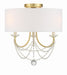 DEL-90803-AG_CEILING- Delilah 3-Light Ceiling Mount in Aged Brass by Crystorama