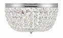 NOL-314-CH-CL-MWP- Nola 3-Light Ceiling Mount in Polished Chrome by Crystorama