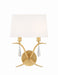 ROL-18802-GA- Rollins 2-Light Wall Mount in Antique Gold by Crystorama