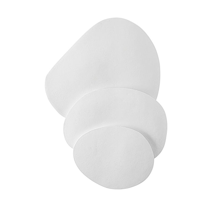 339-03-GSW- Akemi 3-Light Wall Sconce in Gesso White by Corbett Lighting