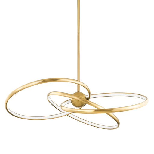 341-42-VB- Alula LED Chandelier in Vintage Brass by Corbett Lighting