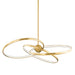 341-42-VB- Alula LED Chandelier in Vintage Brass by Corbett Lighting