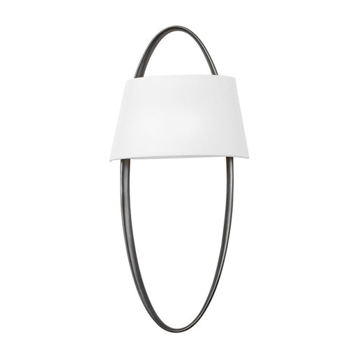 343-01-BSL- Dubai LED Wall Sconce in Black Silver Leaf by Corbett Lighting