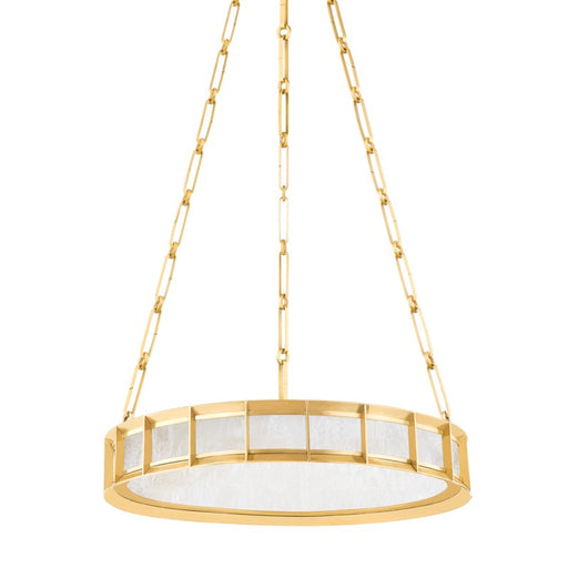 346-20-VB- Leda LED Chandelier in Vintage Brass by Corbett Lighting