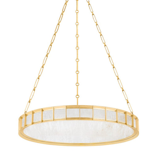 346-30-VB- Leda LED Chandelier in Vintage Brass by Corbett Lighting