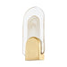 349-01-VB- Morganite LED Wall Sconce in Vintage Brass by Corbett Lighting