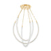 355-36-VB- Celeste LED Chandelier in Vintage Brass by Corbett Lighting