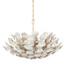 356-32-VGL- Aimi 9-Light Chandelier in Vintage Gold Leaf by Corbett Lighting