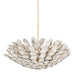 356-49-VGL- Aimi 12-Light Chandelier in Vintage Gold Leaf by Corbett Lighting