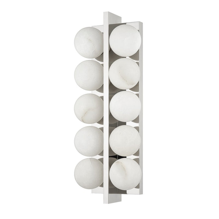 357-10-PN- Emille 10-Light Wall Sconce in Polished Nickel by Corbett Lighting