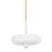 360-20-GL/GSW- Rimini 3-Light Pendant in Gold Leaf by Corbett Lighting