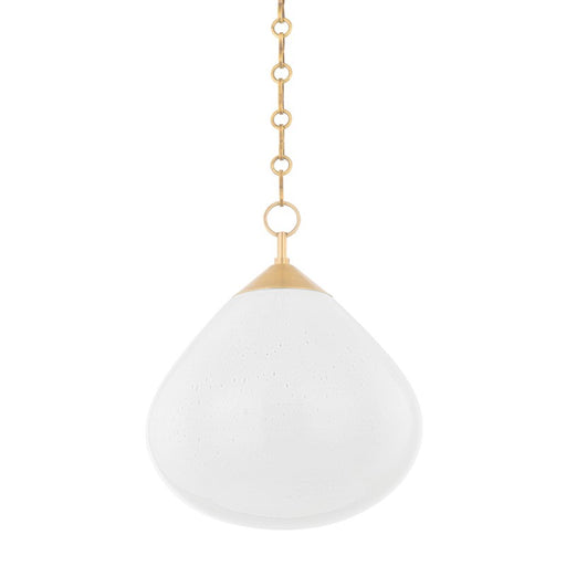 362-14-VB- Semilla 1-Light Pendant in Vintage Brass by Corbett Lighting