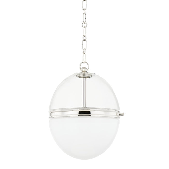 3815-PN - Donnell 1-Light Pendant in Polished Nickel by Hudson Valley