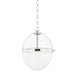 3815-PN - Donnell 1-Light Pendant in Polished Nickel by Hudson Valley