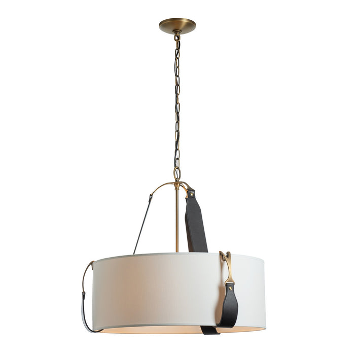 Saratoga Small Pendant in Antique Brass - 104070-SKT-27-LK-SF2208 by Hubbardton Forge