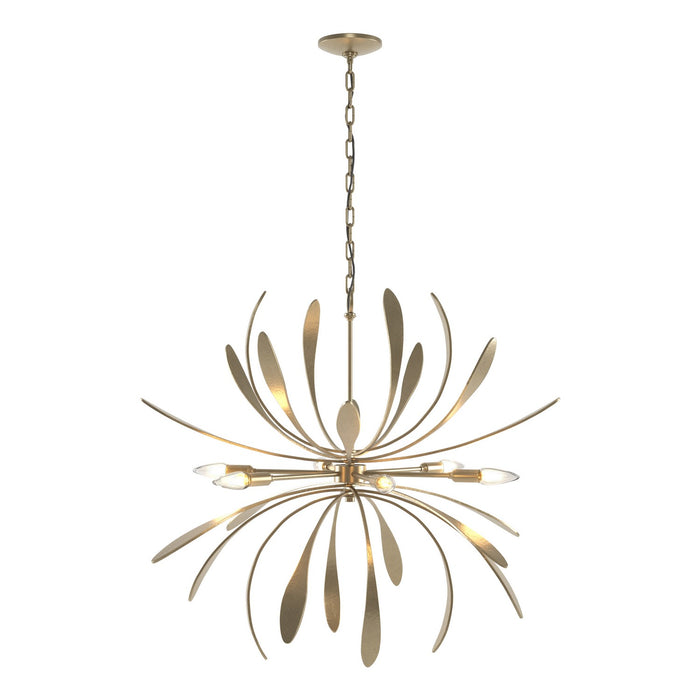 Dahlia Chandelier in Soft Gold - 104350-SKT-84 by Hubbardton Forge