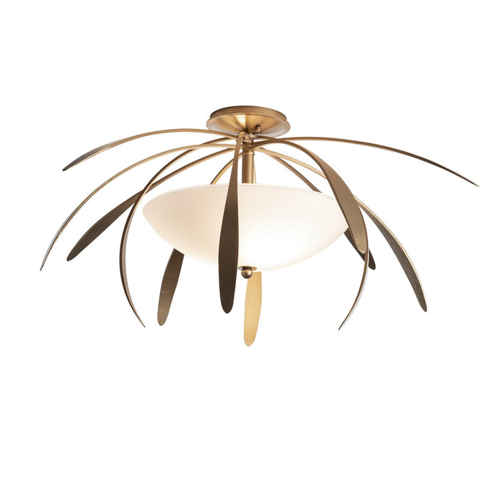 Dahlia Medium Semi-Flush in Soft Gold - 124352-SKT-84-GG0048 by Hubbardton Forge