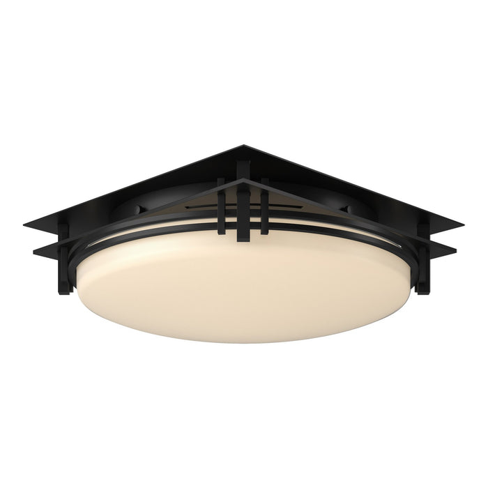 Banded Semi-Flush in Black - 124394-SKT-10-GG0097 by Hubbardton Forge