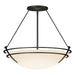 Presidio Tryne Large Semi-Flush in Black - 124442-SKT-10-GG0054 by Hubbardton Forge