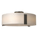 Impressions Large Semi-Flush in Dark Smoke - 126751-SKT-07-GG0216 by Hubbardton Forge