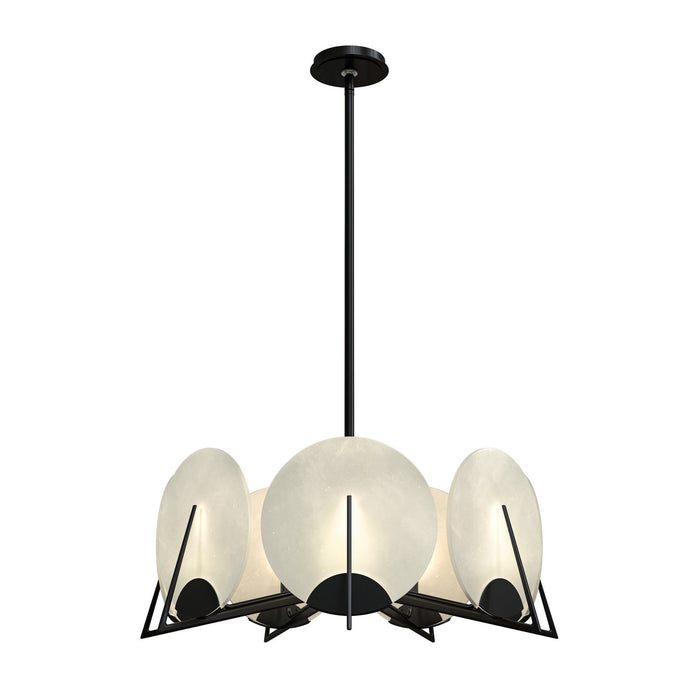 Callisto 7-Light Pendant in Ink - 131059-SKT-MULT-89-AR by Hubbardton Forge