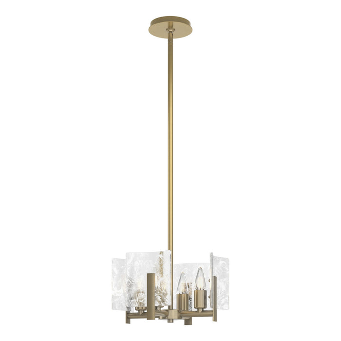 Arc 4-Light Semi-Flush/Pendant in Modern Brass - 131060-SKT-MULT-86-YR0719 by Hubbardton Forge