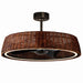 61014RADBZ - Tulum LED Fandelight in Dark Bronze by Maxim