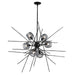 Griffin Starburst Pendant in Black - 131590-SKT-MULT-10-YL0709 by Hubbardton Forge