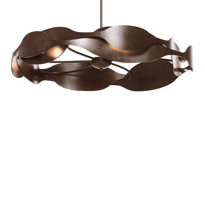 Waves Pendant in Bronze - 132160-SKT-MULT-05 by Hubbardton Forge