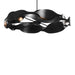 Waves Pendant in Black - 132160-SKT-MULT-10 by Hubbardton Forge