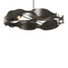 Waves Pendant in Oil Rubbed Bronze - 132160-SKT-MULT-14 by Hubbardton Forge