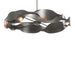 Waves Pendant in Natural Iron - 132160-SKT-MULT-20 by Hubbardton Forge