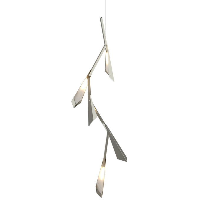 Quill LED Pendant in Sterling - 135001-LED-STND-85 by Hubbardton Forge