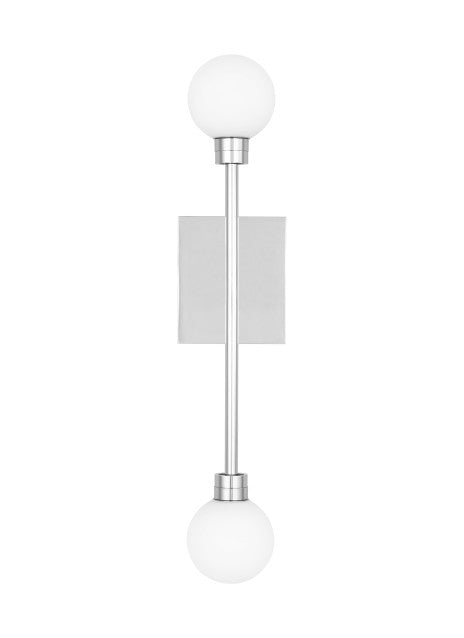 LED Wall Sconce in Polished Nickel