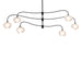 Ume 6-Light Large Pendant in Black - 136357-SKT-MULT-10-FD0710 by Hubbardton Forge