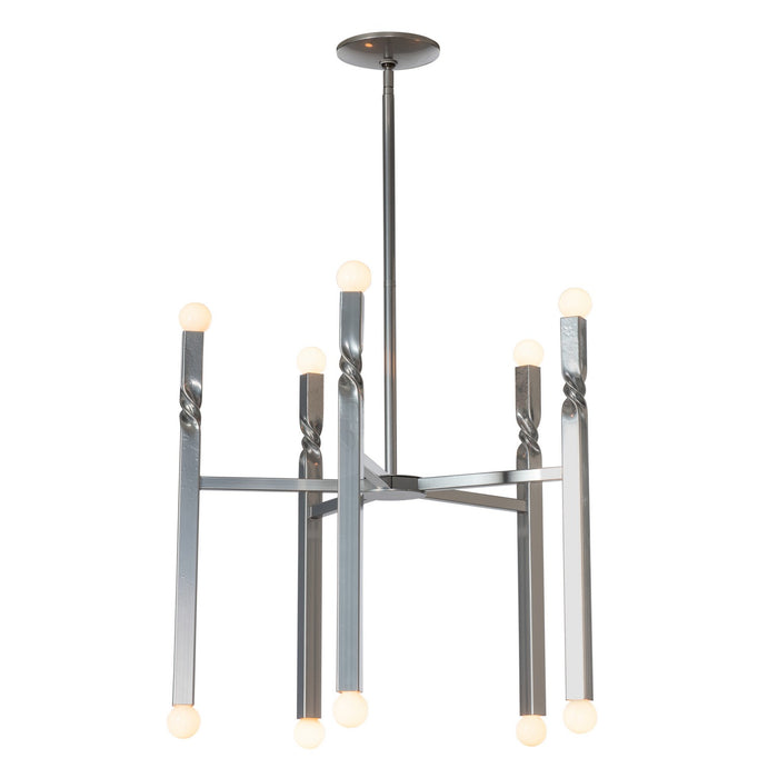 Helix 10-Light Pendant in Sterling - 137430-SKT-MULT-85 by Hubbardton Forge