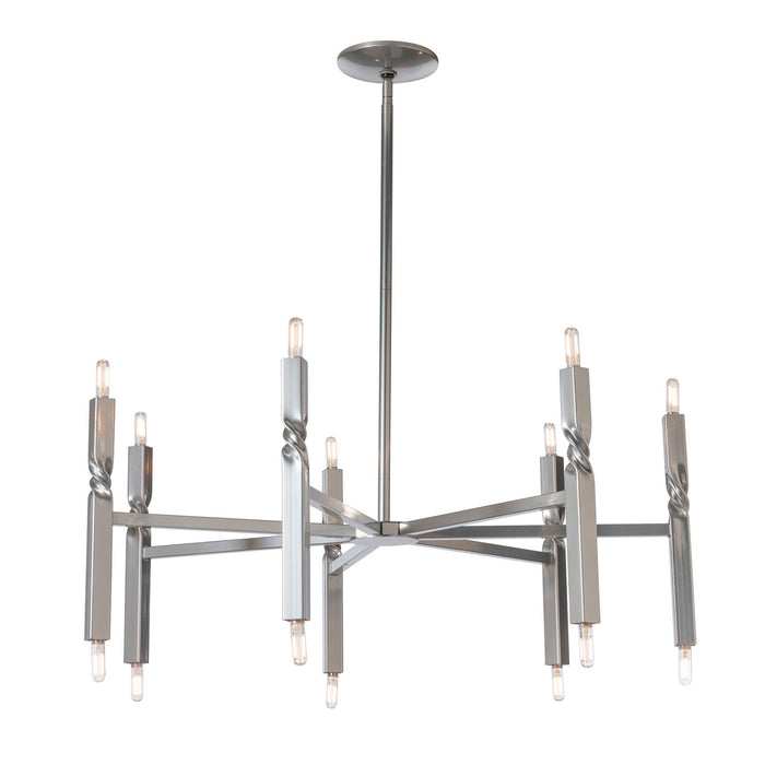 Helix 14-Light Pendant in Sterling - 137431-SKT-MULT-85 by Hubbardton Forge