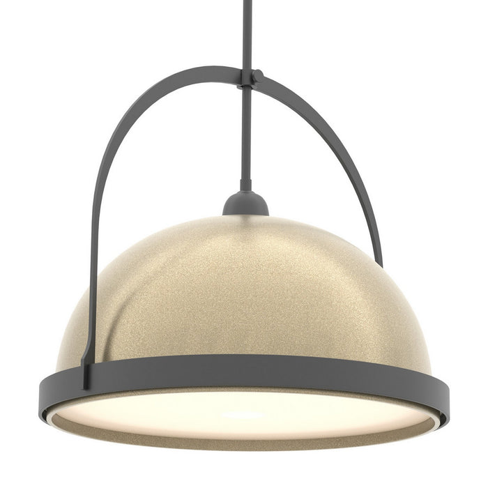 Atlas Large Pendant in Black with Soft Gold Accent - 137462-SKT-MULT-10-84 by Hubbardton Forge